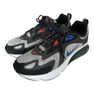 Nike Air Max 200 Metallic Silver Hyper Royal Off Noir CU4921-001 Men's Size 10